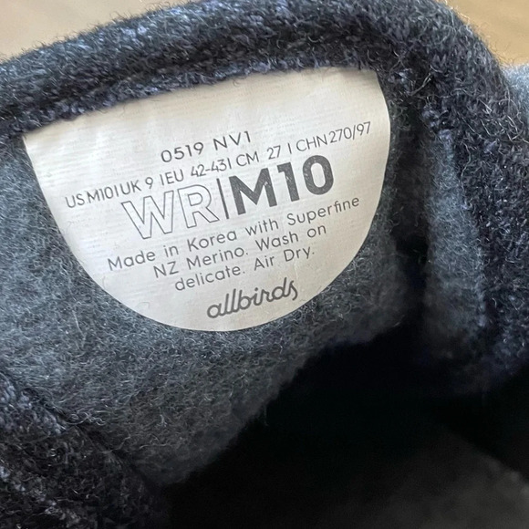 AllBirds Men's Wool Runner Mizzles M10 - Picture 4 of 12